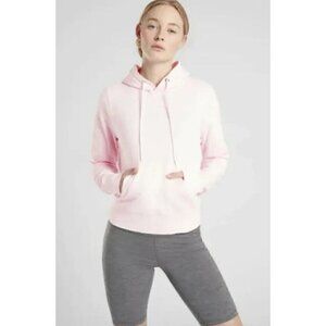 Athleta Woman's Sz M Light Piknk Sundown Hoodie w/ Kangaroo Pocket
